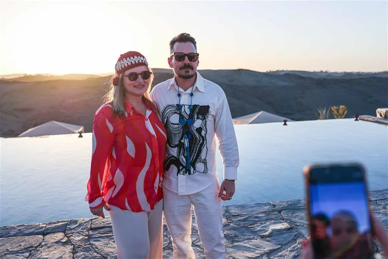 Thelma Braga e Miguel Filho