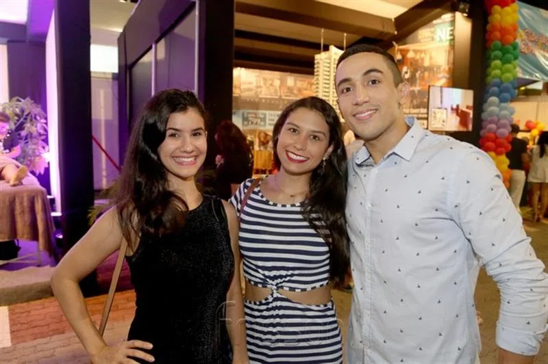 Claire Leite, Jéssica Barros e Renato Pinheiro