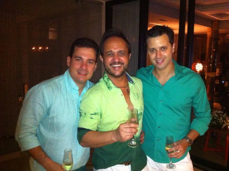 Miguel Filho, Evandro Melo e Daniel Eleutério