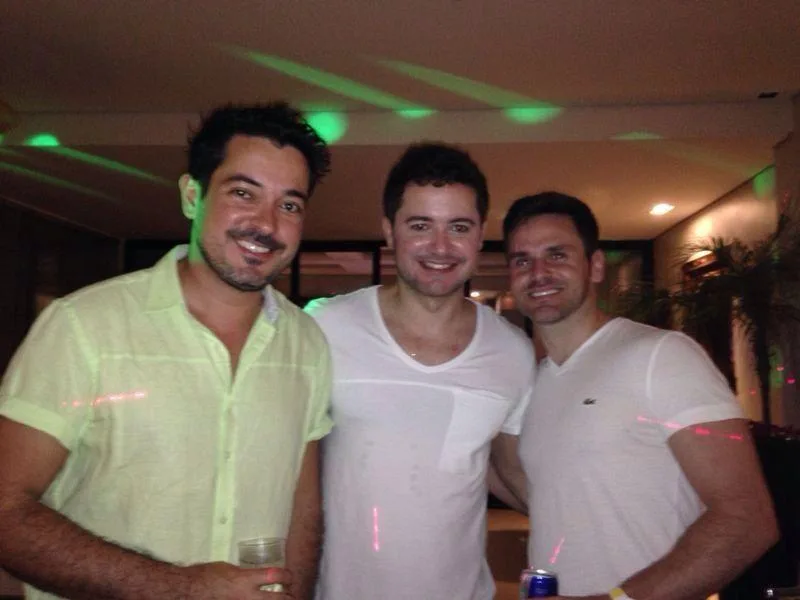 Samuel, Daniel Mendes e Júnior Volpato