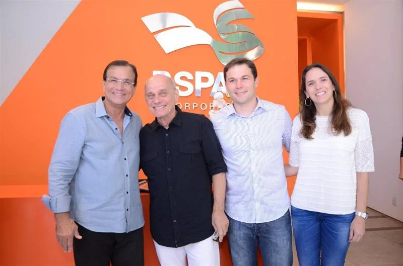Beto Studart, Ricardo Boechat, Fábio Albuquerque e Renata Santos