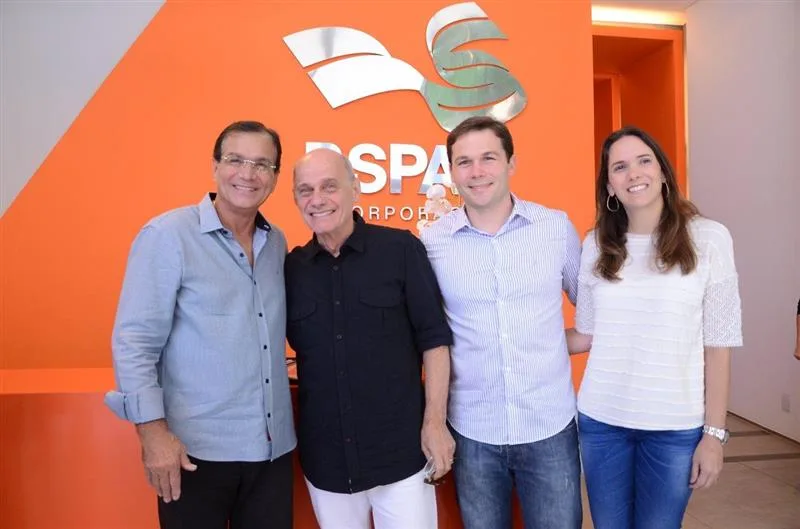 Beto Studart, Ricardo Boechat, Fábio Albuquerque e Renata Santos