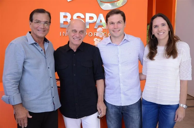 Beto Studart, Ricardo Boechat, Fábio Albuquerque e Renata Santos