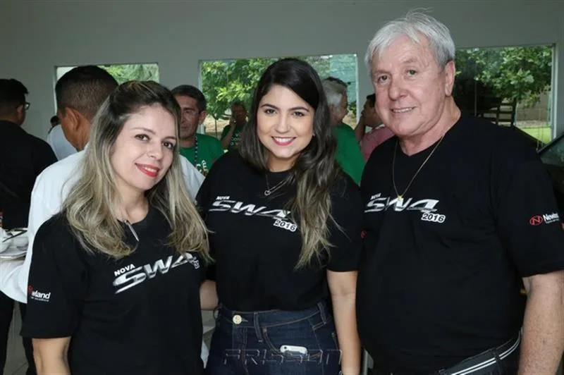 Alecsandra Ribeiro, Tamires Bastos e Mario Rocha