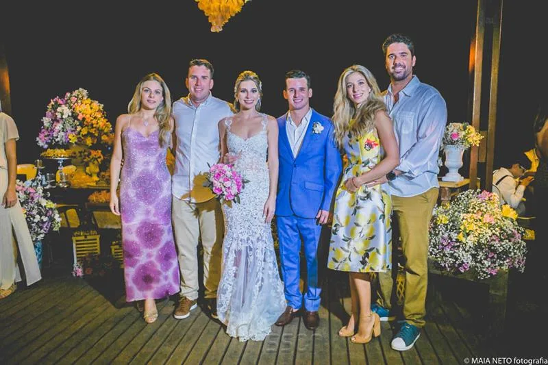 Georgia e Marcel Pontes, Larissa e Kleiton Holanda, Paula e Fabio Melo