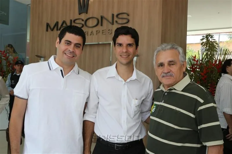 Felipe Capistrano, Thiago Rodrigues e Emanuel Capistrano