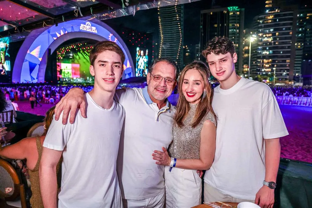 Álvaro, André, Sarah e Bernardo Araripe