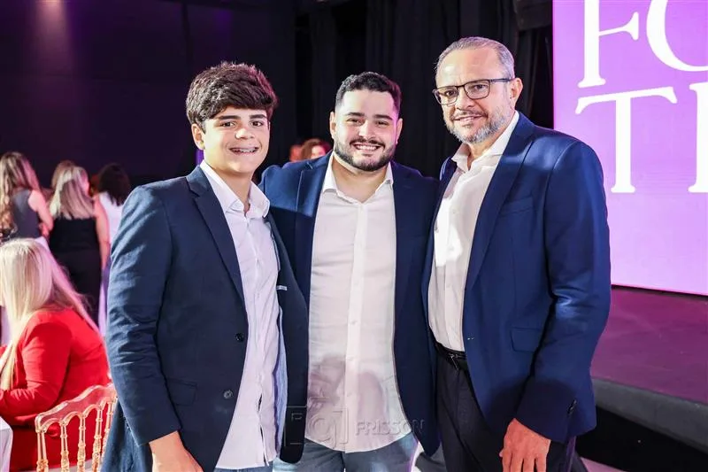 Arthur, Matheus Cavalcante e Danilo Ribeiro