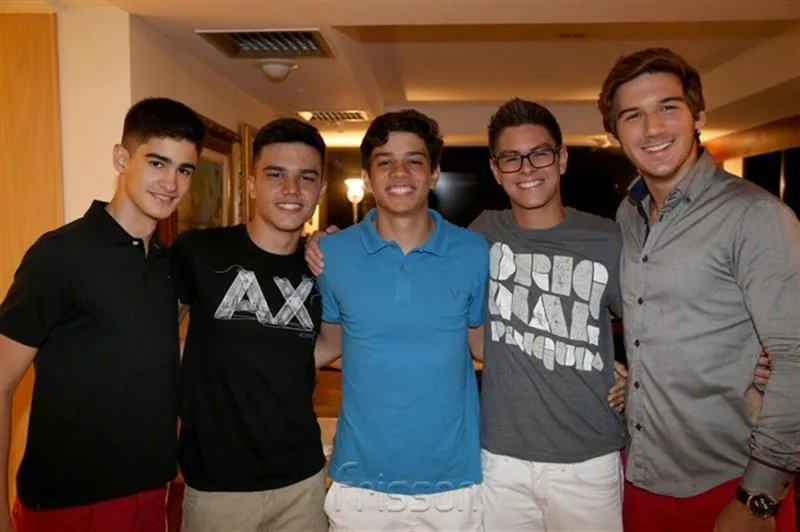 Arthur Brandão, Luciano Moreno, Henrique Azevedo, Arthur Farias e Caio Albuquerque