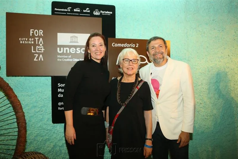 Debora Sombra, Adélia Borges e Élcio Batista