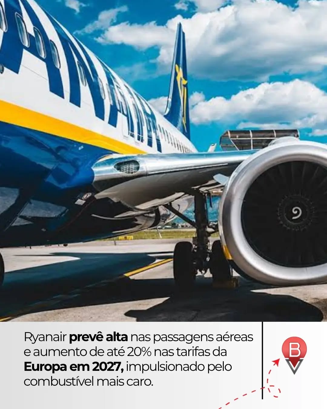 Quem planeja viajar pela Europa em 2027 pode encontrar passagens mais caras. Michael O’Leary, presidente executivo da Ryanair, alertou que as tarifas aéreas poderão subir entre 10%